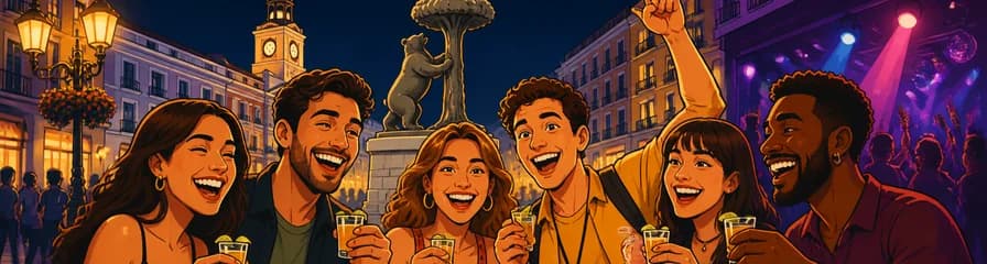 Explora la vida nocturna de Madrid: el tour de bares original desde 2005