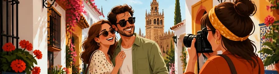 Inmortaliza tus recuerdos con una sesión fotográfica privada en el Barrio de Santa Cruz de Sevilla