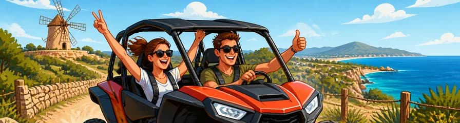 Vive la aventura de un recorrido en buggy por Mallorca