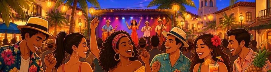 Gran Fiesta Caribeña en el Poble Espanyol de Barcelona