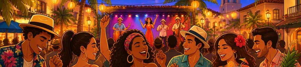 Gran Fiesta Caribeña en el Poble Espanyol de Barcelona