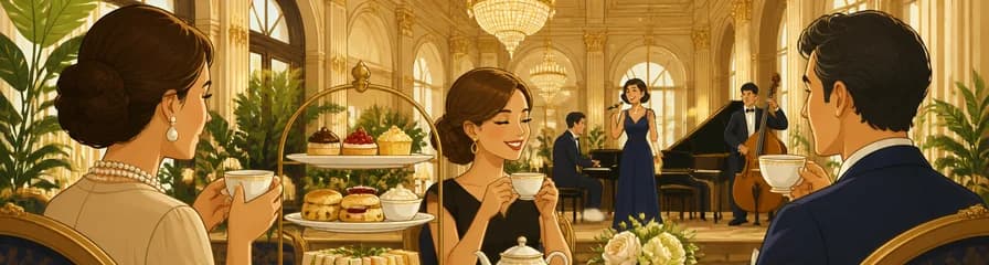 Disfruta del tradicional Afternoon Tea con espectáculo en el Grand Hall de El Palace Barcelona