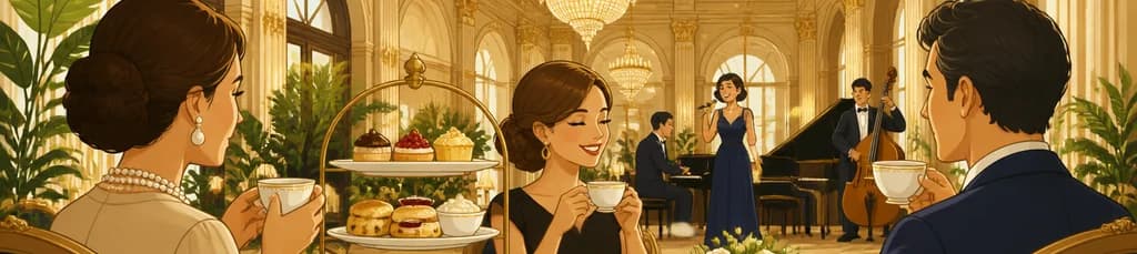 Disfruta del tradicional Afternoon Tea con espectáculo en el Grand Hall de El Palace Barcelona