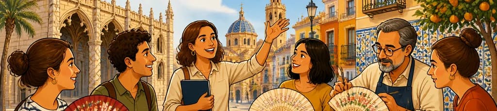 Recorrido y Taller de Abanicos Artesanales en Valencia
