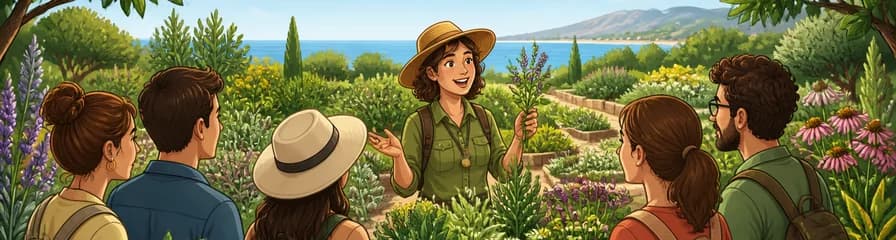 Recorrido guiado por el Jardín Botánico Ecoherbes: un viaje por las plantas aromáticas y medicinales