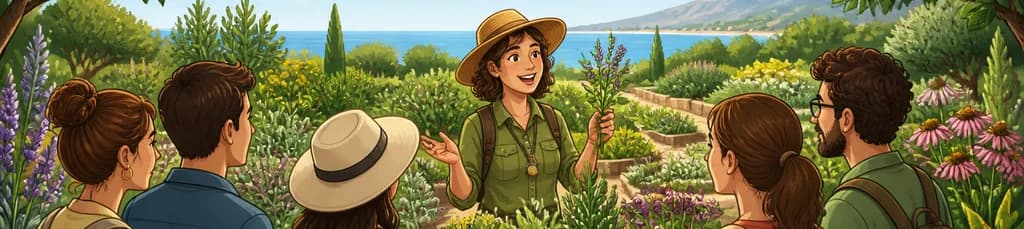 Recorrido guiado por el Jardín Botánico Ecoherbes: un viaje por las plantas aromáticas y medicinales
