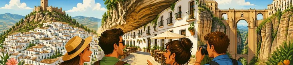 Viaje de un día completo a Zahara, Setenil y Ronda partiendo de Sevilla