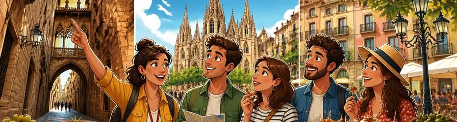 Descubre Barcelona a través de un recorrido histórico a pie y una experiencia gastronómica