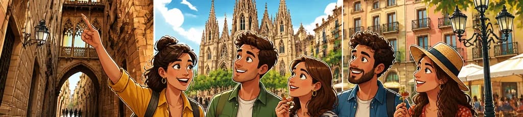 Descubre Barcelona a través de un recorrido histórico a pie y una experiencia gastronómica