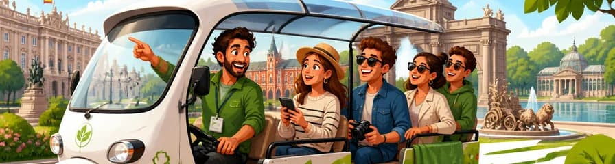 Recorre Madrid en un Tuk-Tuk Ecológico: Tour Privado Divertido y Sostenible