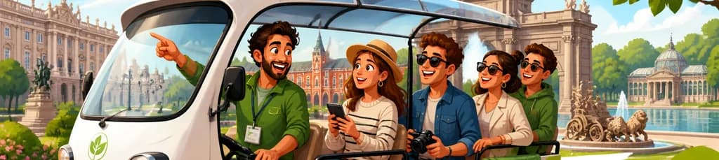 Recorre Madrid en un Tuk-Tuk Ecológico: Tour Privado Divertido y Sostenible