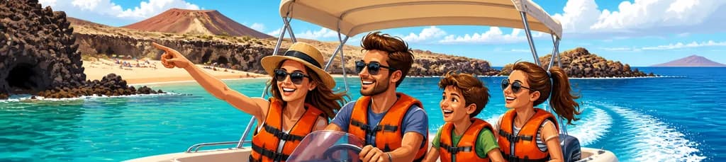 En Lanzarote, descubre Papagayo sin licencia a bordo de nuestra DIPOL D-400