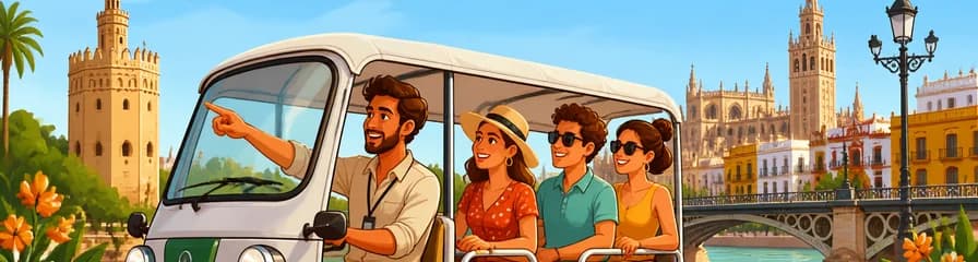 Descubre Sevilla: un recorrido privado en Tuk Tuk por sus tesoros ocultos y lugares emblemáticos