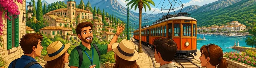Recorrido por Valldemossa y Sóller con paseo en tranvía.