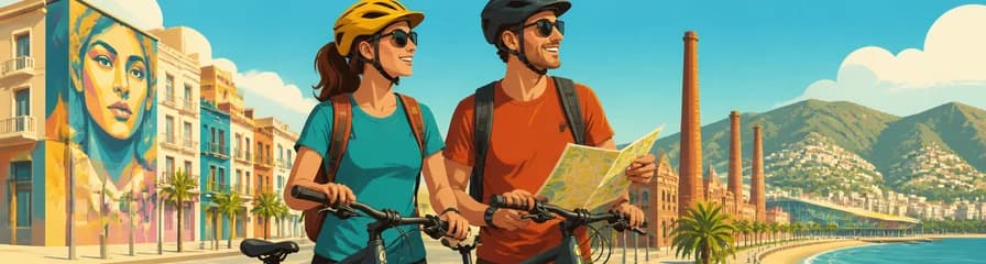 Arriendo de bicicleta de trekking por 24 horas en Málaga
