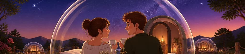 Escapada romántica en Nature Burbuja: una noche inolvidable con desayuno para dos