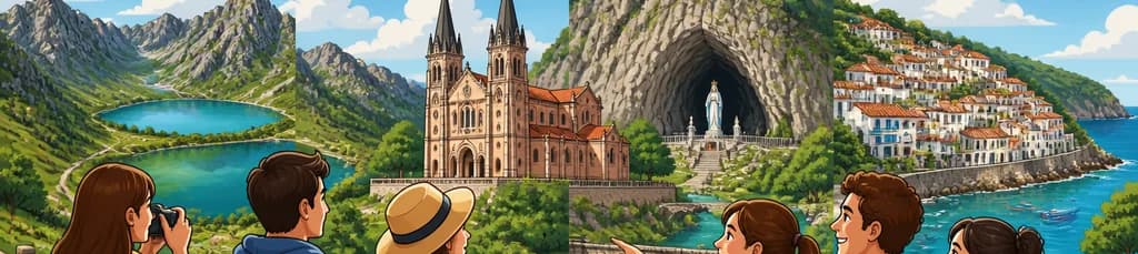 Viaje a los Lagos de Covadonga, Cangas de Onís y Lastres con salida desde Oviedo