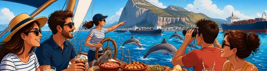 Aventura en Velero por la Bahía de Algeciras: Delfines y Degustación de Tapas