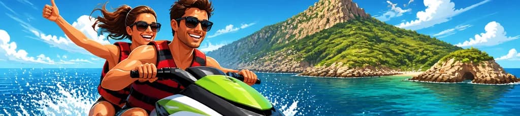 Aventura en moto acuática alrededor de la Isla Dragonera