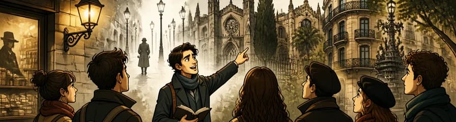 Recorrido a pie por los escenarios de la novela "La sombra del viento"