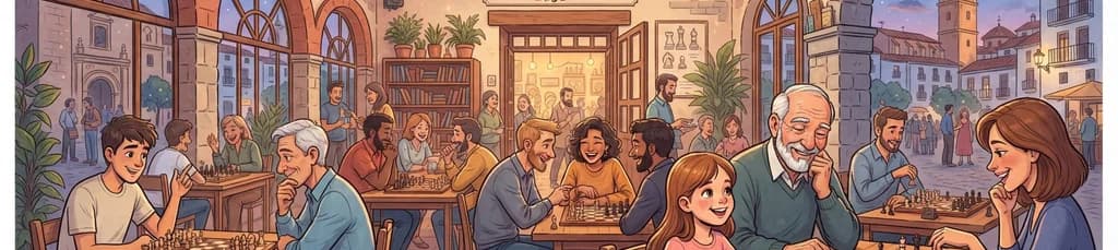 Sesiones de ajedrez abiertas en la Sociedad Recreativa y Cultural La Peña