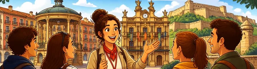 Paseo introductorio privado de dos horas por la ciudad de Pamplona con guía local