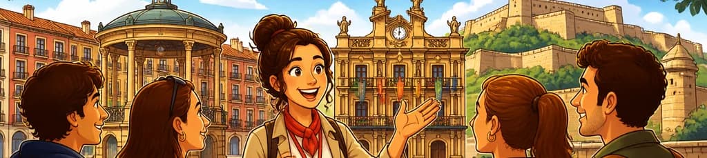 Paseo introductorio privado de dos horas por la ciudad de Pamplona con guía local