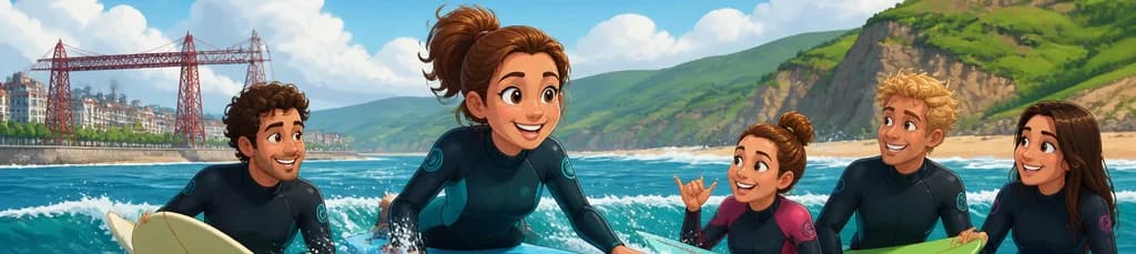 Clases de surf en Cantabria con salida desde Bilbao