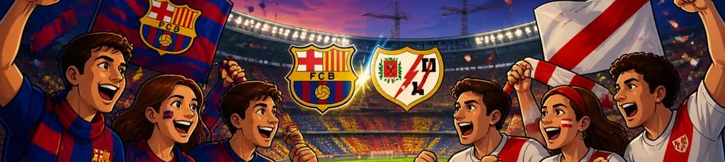 Enfrentamiento futbolístico entre el FC Barcelona y el Racing de Santander