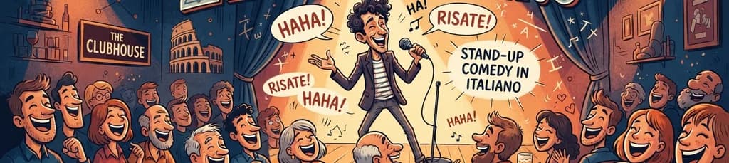 Una noche de comedia stand-up en italiano con Manuele Laghi: "Zero alla Zero"