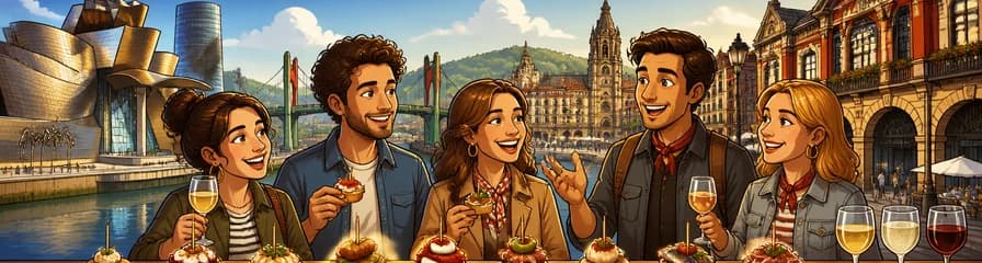 Recorrido culinario por Bilbao: Saborea pintxos, bebidas y tapas en compañía de un experto local