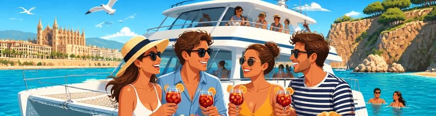 Recorrido en catamarán de cinco horas por la Bahía de Palma