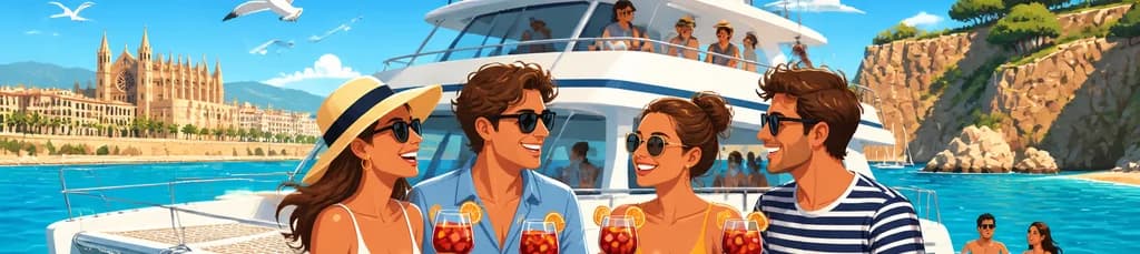 Recorrido en catamarán de cinco horas por la Bahía de Palma