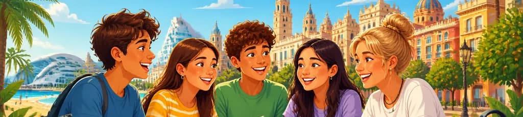 Campamento de verano con clases de español en Valencia