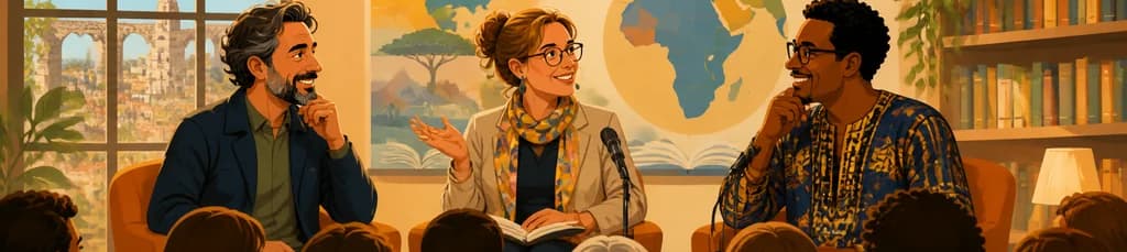Conversación sobre narradores de regiones con Jacobo García y Sani Ladan en el Hay Festival Segovia 2026