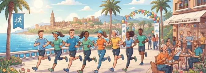 Carrera y networking para emprendedores del Founders Running Club en Málaga