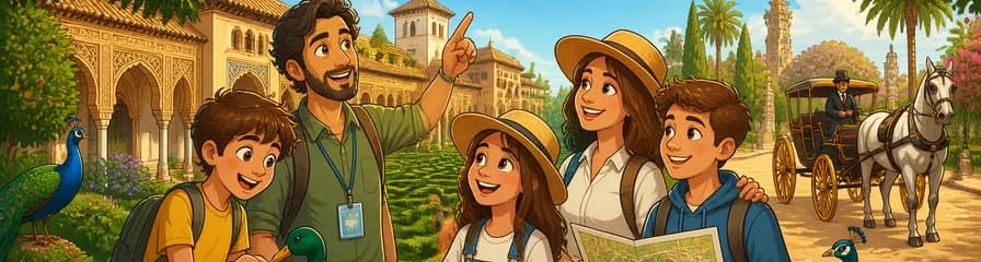 Excursión privada por Sevilla, pensada para el disfrute de familias con niños y adolescentes