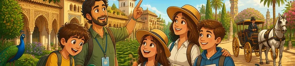 Excursión privada por Sevilla, pensada para el disfrute de familias con niños y adolescentes