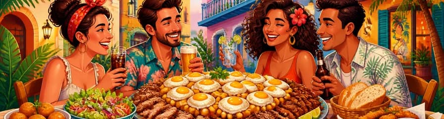 Festín de Rotos Cubanos Clásicos en La Mulata Latina Plaza