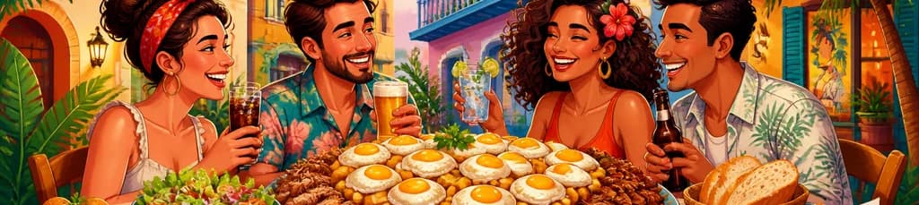 Festín de Rotos Cubanos Clásicos en La Mulata Latina Plaza