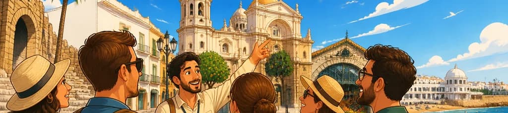 Recorrido privado a pie por Cádiz a la una de la tarde