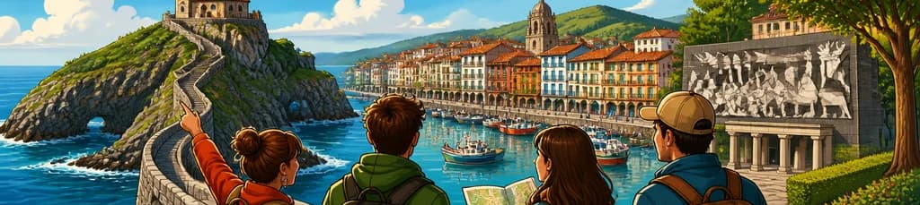 Excursión a pie por San Juan de Gaztelugatxe, Bermeo y Gernika