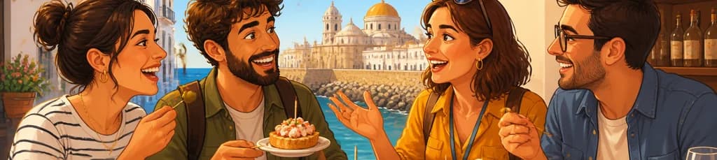Exploración de tapas en Cádiz: un recorrido de tres horas