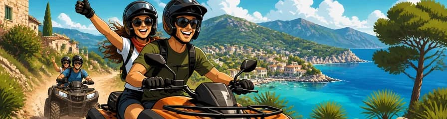 Recorrido guiado de tres horas en quad por Mallorca