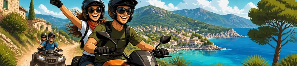 Recorrido guiado de tres horas en quad por Mallorca