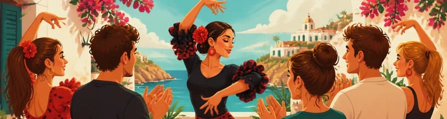 Clase vivencial de flamenco de una hora en Menorca
