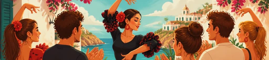 Clase vivencial de flamenco de una hora en Menorca