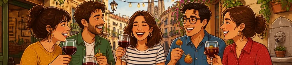 Descubre el encanto local: tour de tapas y vinos por Gràcia