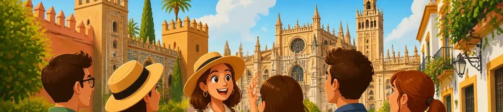 Recorrido por los alrededores del Real Alcázar, la Catedral de Sevilla y la Judería