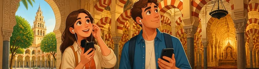 Acceso a la Mezquita Catedral de Córdoba con aplicación de audioguía